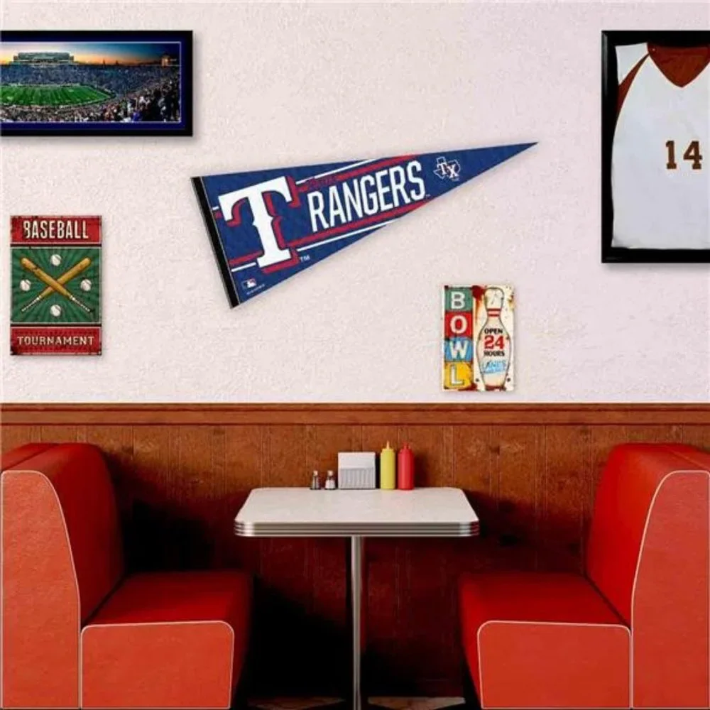 2023 Texas Rangers‎ World Series MLB Baseball Large Pennant